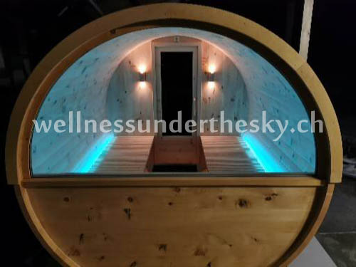 Saunafass aus Schweizer Arve