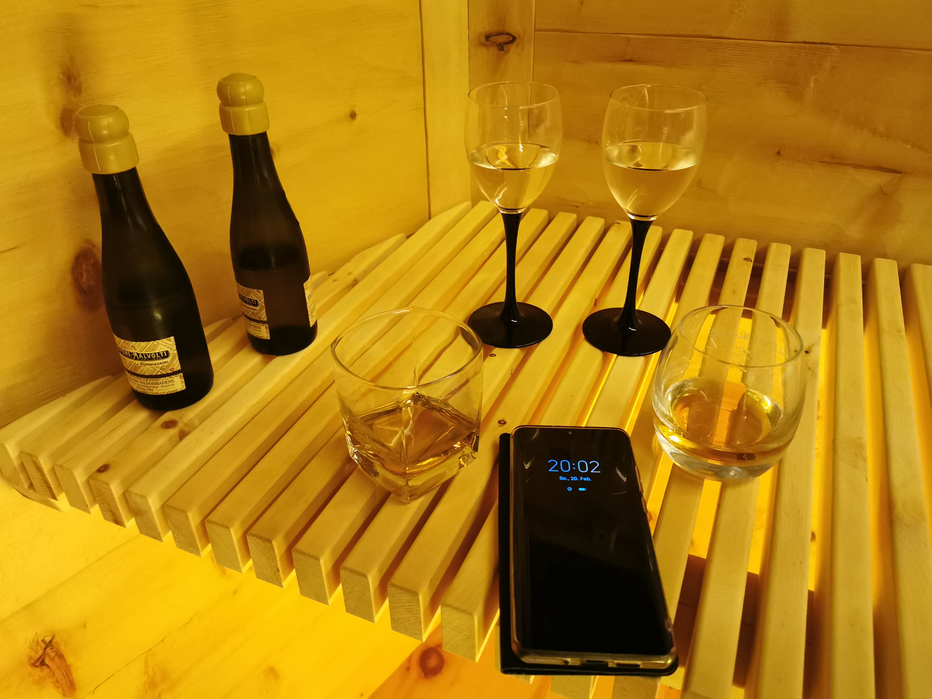 Saunabauer Arven-Sauna Richtfest