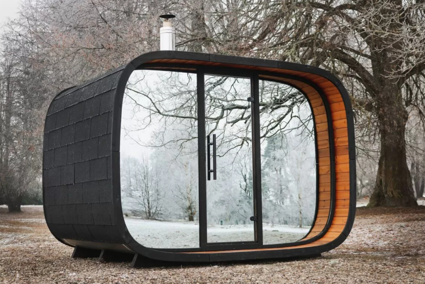 Aussensauna Cube Sauna